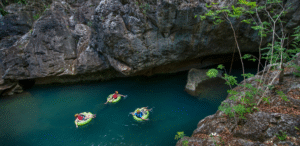 cave tubing in belize